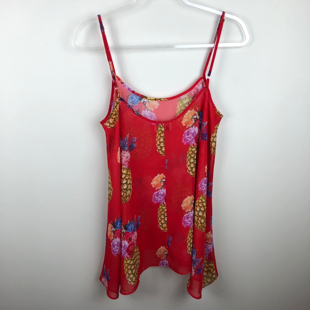 Show Me Your Mumu Pineapple Lenz Tank Top Medium M - Picture 5 of 7